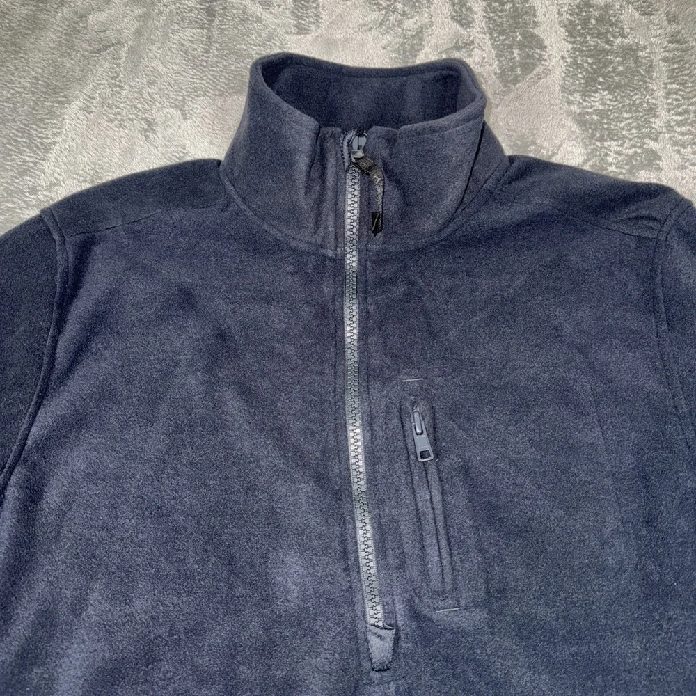 NEW Jockey Black Men's 1/2 Zip‎ Up Mock Neck Pullover Size M